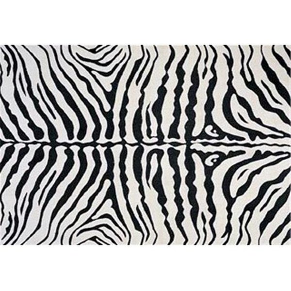 La Rug, Fun Rugs LA Rug TSC-045 5376 Supreme Collection Zebra Skin Rug - 5ft 3in x 7ft 6in TSC-045 5376